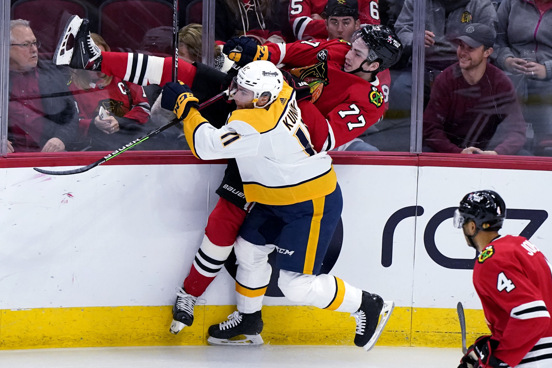 Predators Blackhawks Hockey